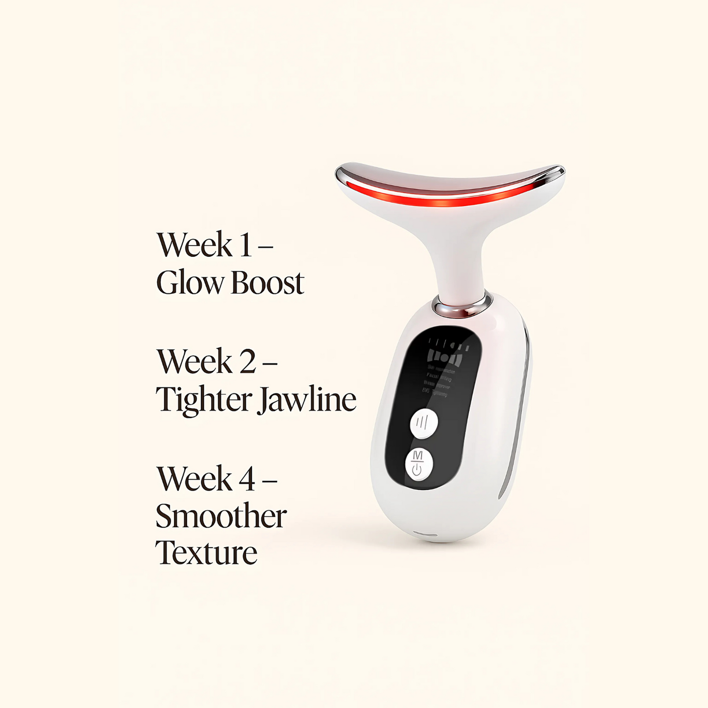GlowLift™ - Advanced EMS & LED Light Therapy Face & Neck Massager